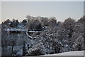 View of Bidborough in the snow