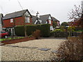 Looking towards the Rustington Manor in Broadmark Lane