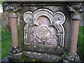 Great Tew: Fish detail on old tomb