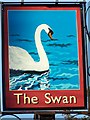 Sign for the Swan