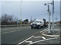 A547 Bangor Road at Junction 17 of A55, west of Conwy.