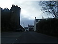 Mount Pleasant with Conwy walls on the left.