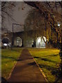 Camden Street Park and railway bridge NW1