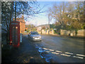 Telephone kiosk at Alderton