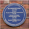 Plaque celebrating H D Hughes, Wolverhampton