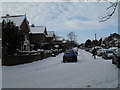 Lone pedestrian in Grove Road