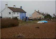 TM3642 : Houses at Shingle Street by Andrew Hill