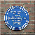 Edward Bird Plaque in Old Hall Street, Wolverhampton