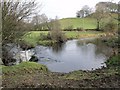 Weir on the Shawend Burn