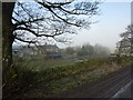 Muddy track by Nether Rodknoll Farm