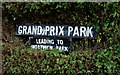 Grand Prix Park sign, Dundonald