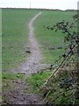 SU0725 : Footpath, Bishopstone by Maigheach-gheal