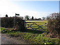 Footpath to Aldington Frith from Dicksons Bourne