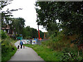 End of the Fallowfield Loop Cycleway