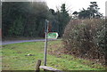 Bridleway signposted off the A268