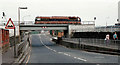 J3474 : The Laganbank Road railway bridge, Belfast (2) by Albert Bridge