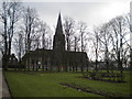 St Jude on the Hill Church across Central Square NW11