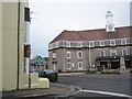 Looking from Belmont Street across Clarence Road towards the town hall