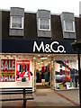 M & Co in London Road