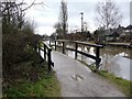 Towpath bridge over overflow weir, between Sandiacre and Dockholme locks