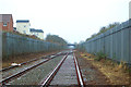 Former Rugby-Leamington railway looking west from level crossing