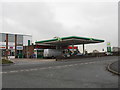 SJ6872 : Northwich - Filling Station At Broken Cross by Peter Whatley