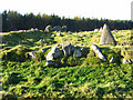 NO7191 : Stone circle near Knock wood by Alan Findlay
