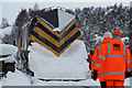 Railway snowplough