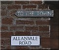 Signs on Allanvale Road