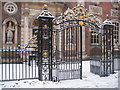 Gates to Worcester Guildhall