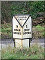 Milepost near Clapgate