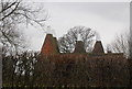 Oast house west of The Triangle, Chiddingstone