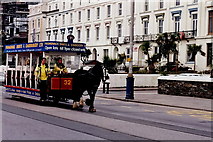 SC3875 : Douglas - Loch Promenade - Horse-drawn trolley  by Joseph Mischyshyn