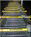 Morrisons supermarket trolleys Cortonwood