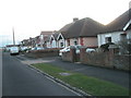 Houses at the far end of Lansdown Avenue