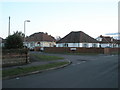 Approaching the junction of Merton Crescent and Grove Avenue