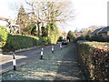 Lingering frost in Bunch Lane