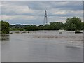 SK4333 : Floods at Ambaston by Richard Green