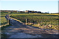 The track leading up to Broadwood Edge Farm