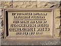 Plaque Castle Armoury, Castle Street, Bury