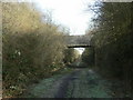 Former railway cutting