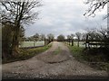 Farm road to Barnhouse Farm