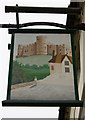 The Castle Inn, Coleham, pub sign