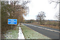 SP4970 : Approaching dual carriageway section of the A45 south of Dunchurch by Andy F