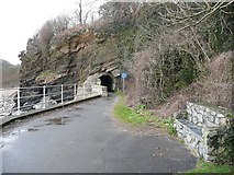 SN1405 : Tunnel on the mineral line, Saundersfoot by Humphrey Bolton