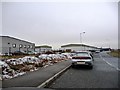 A light dusting of snow, Green Lane Industrial Park