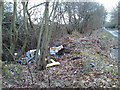 Fly tipping on Botley road