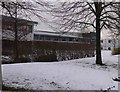 Snowy day in Inchinnan Business Park