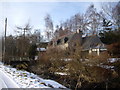 A private bridge over the Tarland Burn