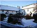 Cottages in the snow